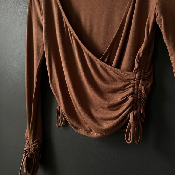 Lovers and Friends Dory Top Brown Size Small - Picture 6 of 12